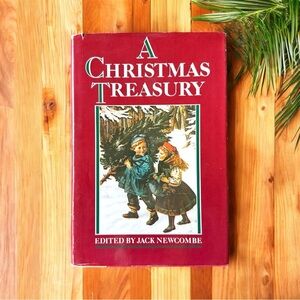VINTAGE 1982 “A Christmas Treasury” Hardcover Book | Edited by Jack Newcombe